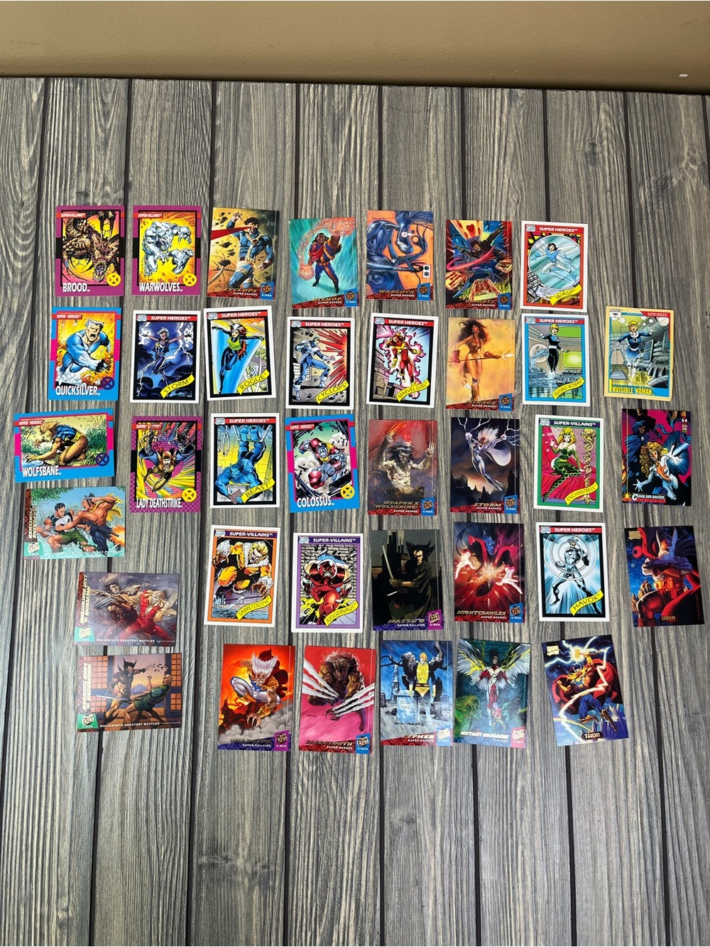 Super Hero and Villain Trading Cards